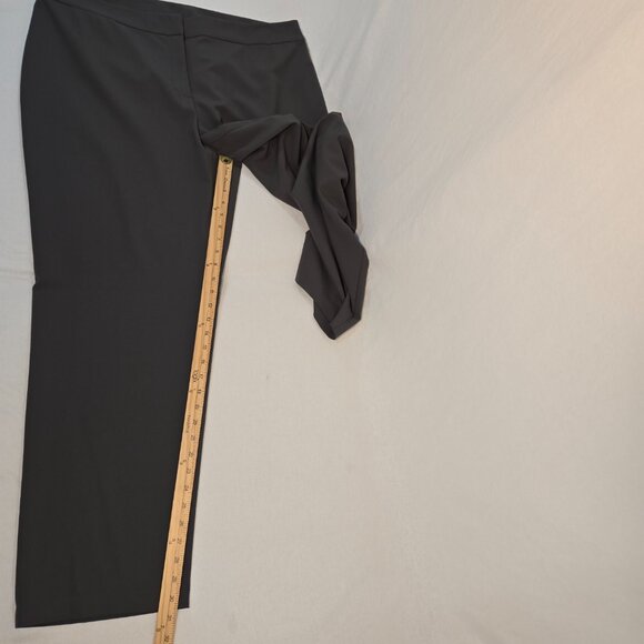 EILEEN FISHER Old Money Minimalist Olive Green Straight Leg Size XL New NO Tags! - Picture 15 of 16